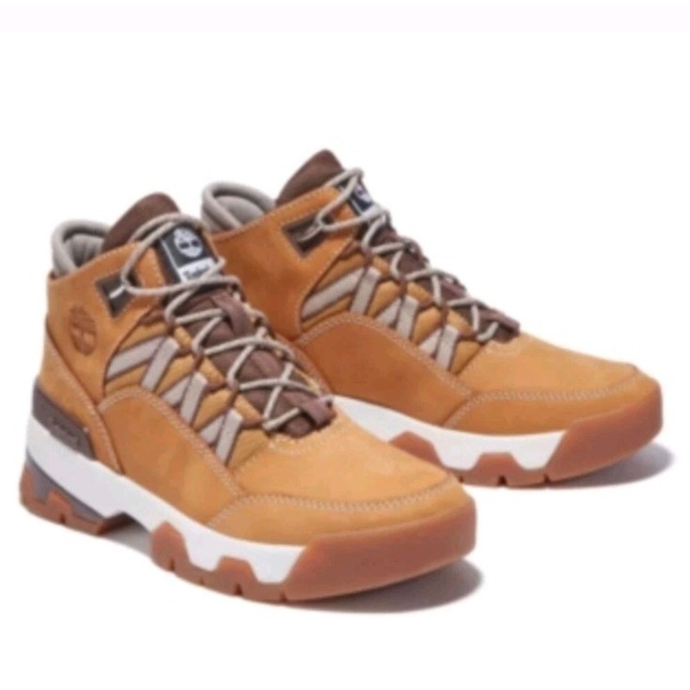 Timberland Womens Euro Swift Rebotl Tan Leather Lace Up Boots Size‎ 8.5 Hiking - Picture 2 of 12
